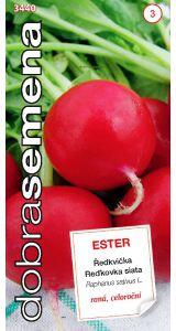 Reďkovka červená DS Ester - celoročná, 3 g
