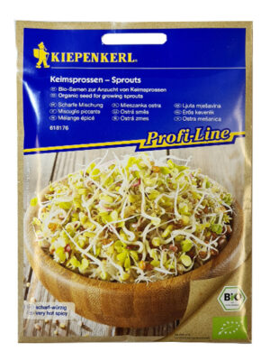 Semeno na klíčky Jemná pikantná zmes BN, 40g BIO Microgreens