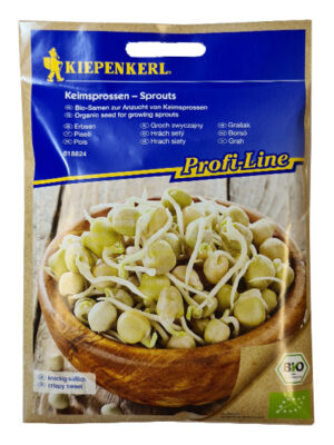 Semeno na klíčky Hrach BN, 50g BIO Microgreens