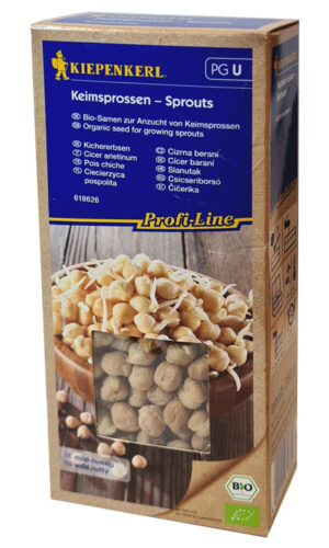 Semeno na klíčky Cícer baraní BN, 200g BIO  Microgreens