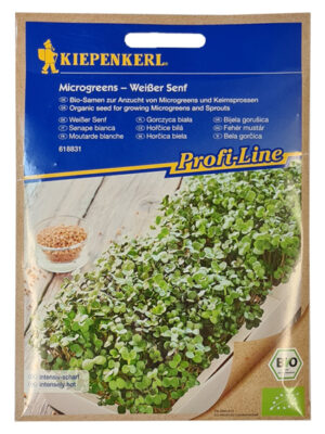 Semeno na klíčky Horčica biela BN, 50g BIO Microgreens