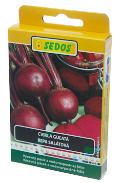 Výsevný pásik Repa šalátová Guľatá 5m, 100s.