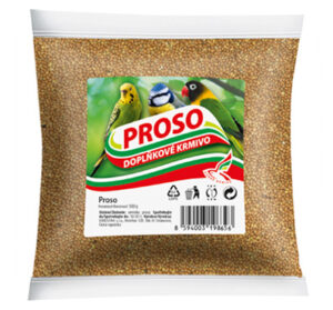 Proso žlté kŕmne 0,5kg vrecko, Forestina