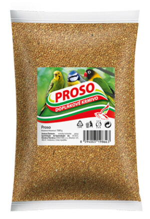 Proso žlté kŕmne 1 kg vrecko, Forestina