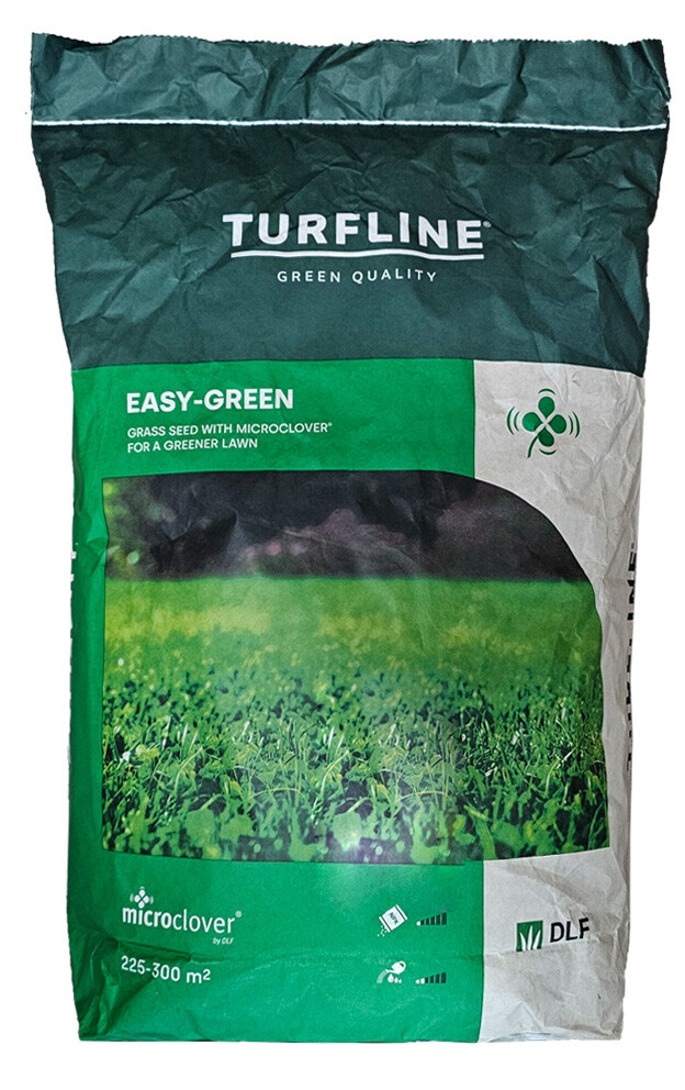 Tráva 7,5kg EasyGreen Turfline s mikroďatelinou nízka zmes DLF ekologická (pôvodne Eco Lawn)