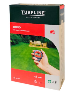 Tráva 1kg Turbo Turfline - univerzál rýchly trávnik DLF pre 30-40m2.