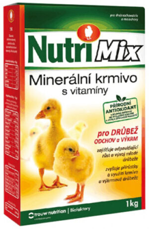 NutriMix hydina- odchov 1 kg minerálne krmivo s vitamínmi