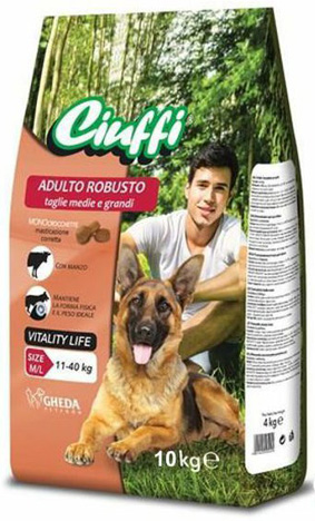 Ciuffi Robusto Select 10kg krmivo pre psov