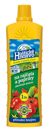 Hoštické hnojivo kvapalné Rajčiny a papriky 1 L s guanom, Forestina