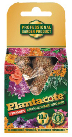 Plantacote 6M - pyramídy 10x7g  6 mesačné hnojivo