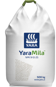 YaraMila NPK 9-12-25-2 MgO-2 S, 25kg (trávnik jeseň)