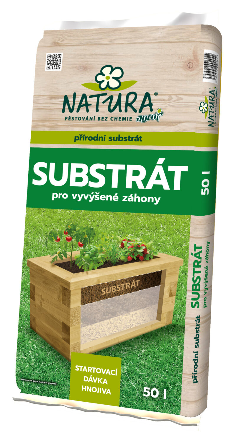 Agro Natura Substrát na vyvýšené záhony 50L