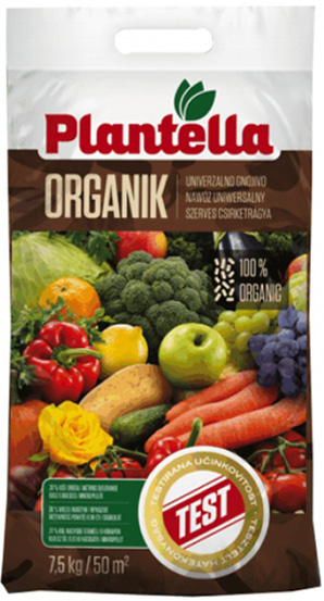 Bio Plantella -Organik 7,5kg granulovaný hnoj pre biopestovnaie