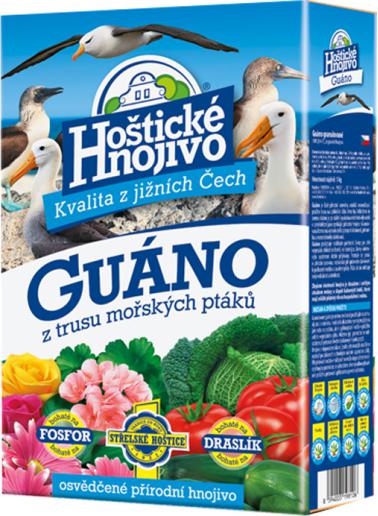 Hoštické guano 1kg/200P granulované Forestina