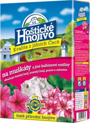 Hoštické organické hnojivo Muškáty 1kg