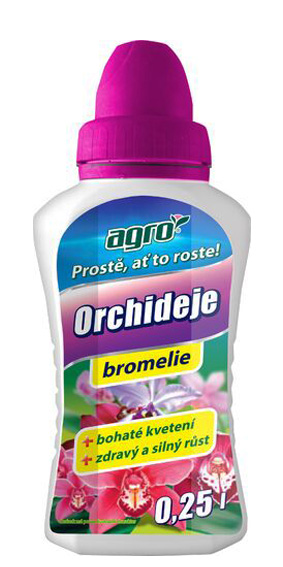 Agro kvapalné hnojivo Orchidey 0,25L - nové balenie