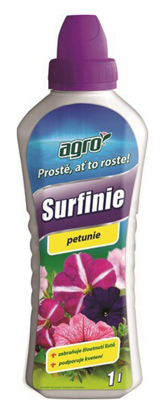 Agro kvapalné hnojivo Surfínie a petúnie 1l