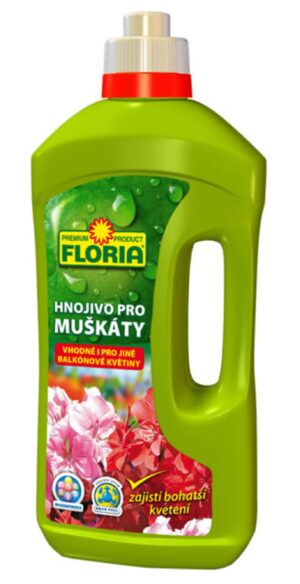 Kvapalné hnojivo Muškáty 1l Floria