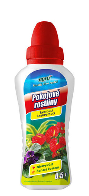 Agro kvapalné hnojivo Izbové rastliny 0,5 l