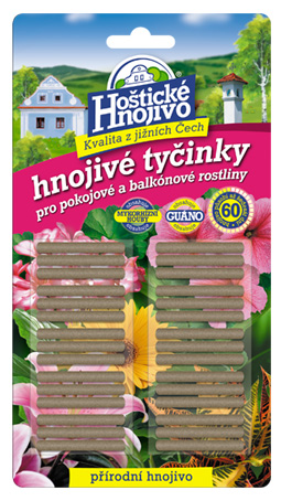 Tyčinkové hnojivo - prírodné 30ks, Hoštice