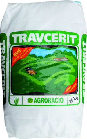 Travcerit 25kg jeseň  (NPK 10-0-25, Mg 2, Fe 0,5)-hnojivo do trávnika
