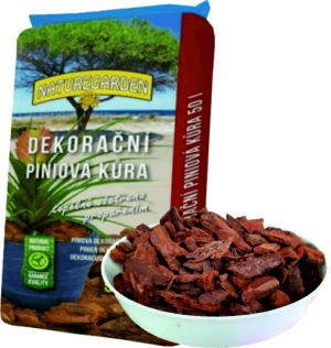 Kôra Píniová 50L 15-25mm NatureGarden dekoračná, Kera