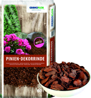 Kôra píniová (borovicová) 60L Piniendekor Mittel 15-25mm Gramoflor