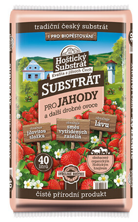 Substrát Hoštický na jahody a drobné ovocie 40L