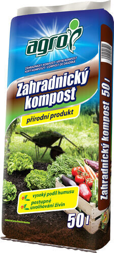 Agro záhradnícky kompost 50l