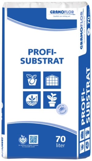 Substrát 70L Container- bez ílu, hrubší, menej drží vodu,Gramoflor