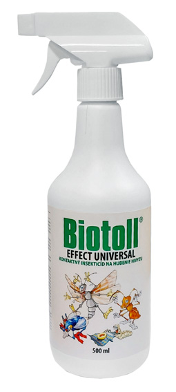 Biotoll Effect univerzál 500ml R ničí -šváby,muchy, mravce, ploštice, pavúky....