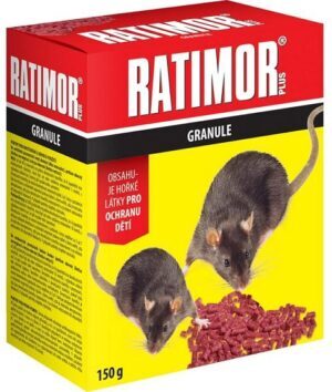 Ratimor Bromadiolon granule 150g 29ppm na hlodavce