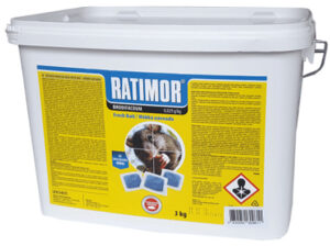 Ratimor Brodifacoum mäkká návnada 3x1kg na myši a potkany
