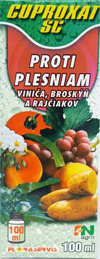 Cuproxat SC 100ml - pleseň zemiaková, viničová, kučeravosť broskýň