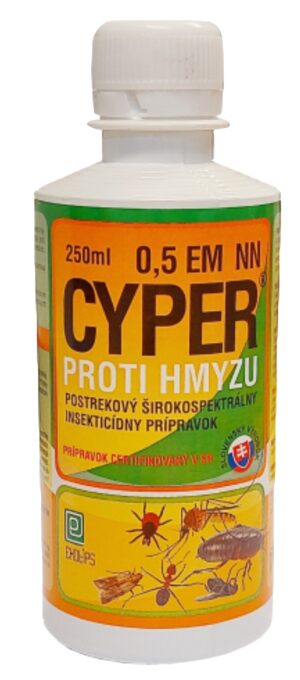 Cyper 0,5 EM 250ml náhradná náplň proti voškám