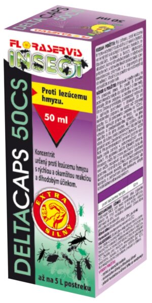 Deltacaps 50 SC 50ml postrek na lezúci hmyz, biocíd, Floraservis