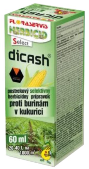 Dicash 60ml na 2-klíčnolistové buriny v kukurici Floraservis