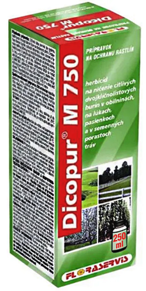 Dicopur 250ml na 2-klíčnolistové buriny v obilí, Floraservis