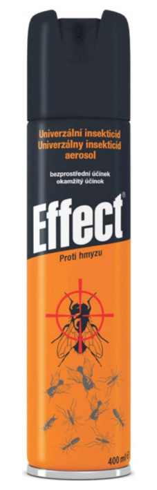 Effect Insect univerzál - ničí hmyz 400ml aerosol (muchy, mravce, pavúky, komáre, šváby, ploštice)