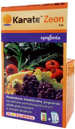 Karate Zeon 5CS 5ml na vošky, húsenice, skočky....