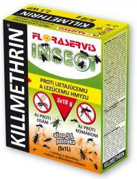 Killmethrin 2,5WP 5x10g - zmáčateľný prášok proti hmyzu