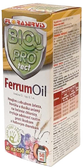 FerrumOil 50ml - prírodné hnojivo, predjarný postrek