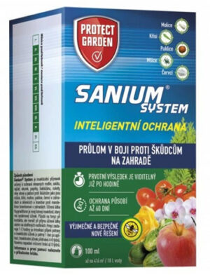 Sanium system 100ml - cicaví a žraví škodcovia, krasoň, bzdochy, vošky, molice, puklice...