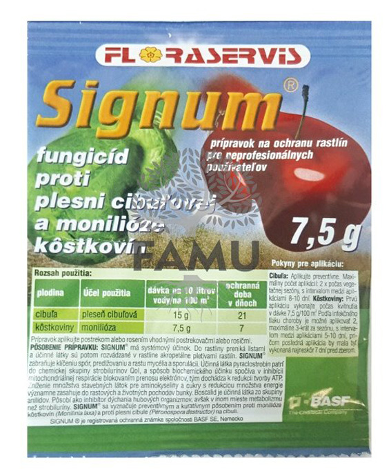 Signum 7,5g -postrek na pleseň cibuľovú, moniliózu kôstkovín