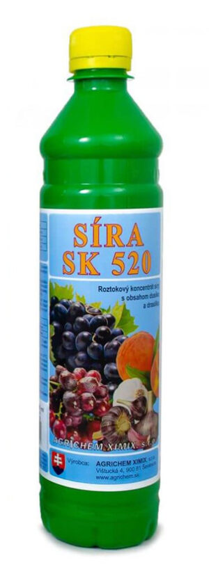 Síra tekutá 0,5L na morenie cibúľ, aj na prezimujúcich škodcov (ako Sulka K)