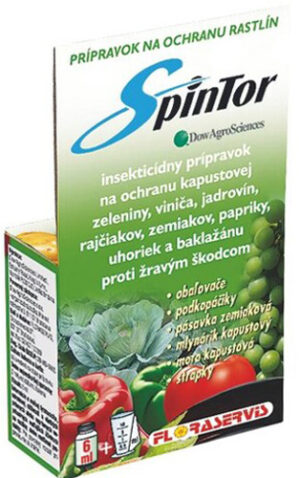 Spintor 6ml - ničí pásavku,strapky, húsenice, piliarky a obaľovače
