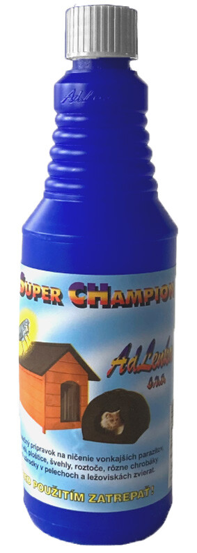 Super champion Z Modrý 500ml Náhradna náplň - na zvieratách