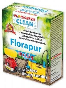 Florapur 10x2,5g na čistenie postrekovačov