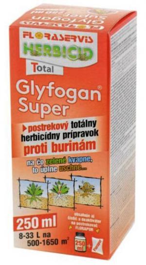 Glyfogan Super 250 ml - totálny herbicíd, Floraservis