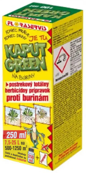 Kaput Green 250ml totálny herbicíd, Floraservis